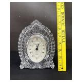 Led Crystal Mantel Desk Clock