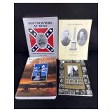 4 Civil War Books Confederate Grave Sites
