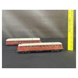 2 Fleischmann HO Scale Coach Rail Car
