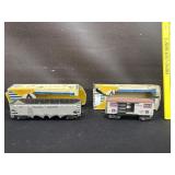 2 Vintage AHM HO Scale Model Train Cars