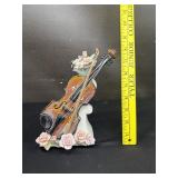 Vintage Porcelain Suberto Music Violin