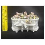 Suberto Hand Painted Porcelain Music Box