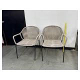 2 Augusta Woven Rope Chairs
