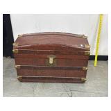 C. Walsh & Son Oak & Brass Trunk Patent 1876
