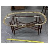 Hollywood Regency 1960's Faux Bamboo Coffee Table