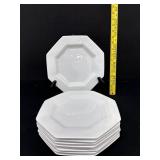 8 Castleton China Ironstone Indipendence Plates