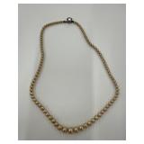 Vintage Authentic Single Strand Pearls 17 1/2'