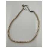 Vintage Authentic Pearls Choker 15'