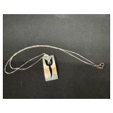 Sterling Silver Steven Lavaggi Angel Necklace