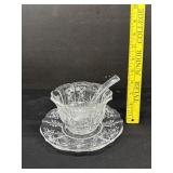 Fostoria Baroque Chintz Bowl W/ Underplate