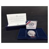 Whitehouse 1992 Silver Dollar Proof COA