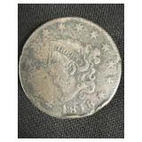 Rare 1818 Coronet Head Large Cent Penny