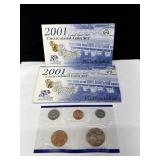 U.S. Mint 2001 Uncirculated Proof Coin Set