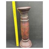 Tall Vintage Pillar Candle Holder