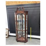 Howard Miller Lighted Corner Curio Cabinet