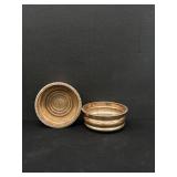 2 VIntage Copper Coasters