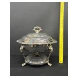 Vintage SIlver Plated Ornate Food Warmer