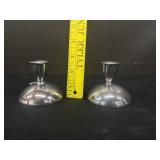 Oneida Silversmith Dome Candle Holders