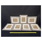7 Wood & Glass Frames For 8"x 12" Photos