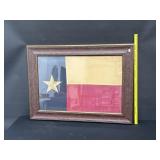 Framed Texas State Flag 33x45