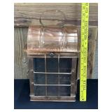 Antique Very Heavy Solid Copper Lantern