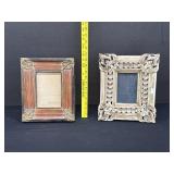 2 Hand Carved Wood Baroque Picture Frames