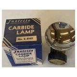 Vintage New Stock Just Rite Carbide Lamp