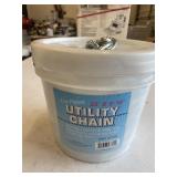 25 Ft New Zinc Plated Utility Chain Rated 1900 Lbs