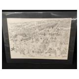 Lowell Davis Print Red Oak Missouri 1984 17x23