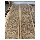 2 Beige 2 x 8 Wool Runners