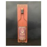 Wood & Metal Red Wine Wall Decor 38 1/2"