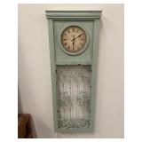 Vintage Look Wood & Metal Decorative Wall Clock