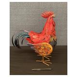 Colorful Metal Rooster