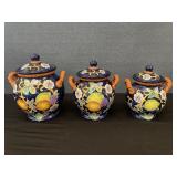 Villa Bellagio Double Handled Canister Set