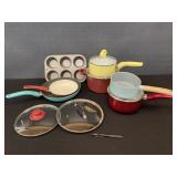 Lot Pots Skillets Extra Lids