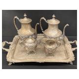 Vintage Silver Serving Set