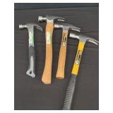 Lot 4 Brand New Hammers