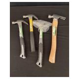 Lot 4 Brand New Hammers
