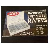 Storehouse 1/8" Steel Rivets 1,000 Pcs.