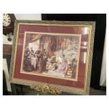 31x38 Framed Triple Matted Print