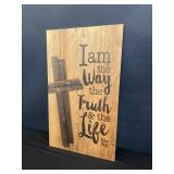 14 x 24 Amish Pallet Art I Am The Way......