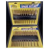 2 Drill Master 13 Pc Spade Bit Sets