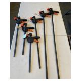 6 Furniture Clamps Various Sizes