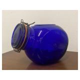 VtG Large Cobalt Blue General Store Canister 13"
