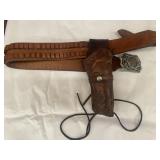 Leather Tooled Holster 1922 Silver Peace Dollar