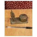 Antique US Mail Scale W/Stamp Dispenser