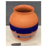 Vintage Clay & Porcelain Vase