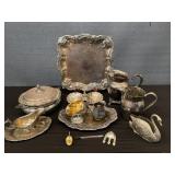 14 Pieces of Antique Silver Plate