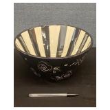 Hausenware Black White Serving Bowl