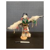 Vintage Hopi Eagle Dancer Kachina Doll Signed